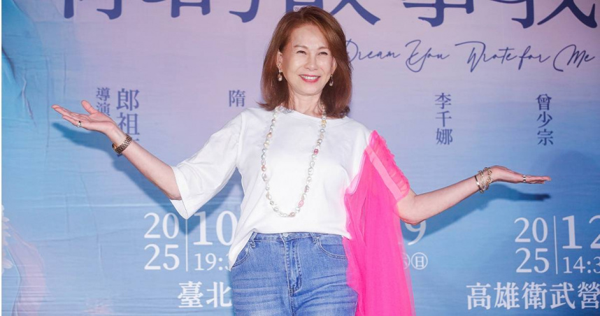 周丹薇被問到乾女兒孟耿如近況，低調表示「沒有打擾她」。（圖／趙文彬攝）