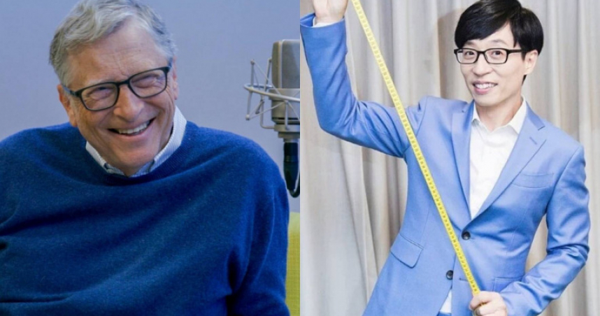 （圖/取自比爾蓋茲IG、yoojaeseok72 IG）