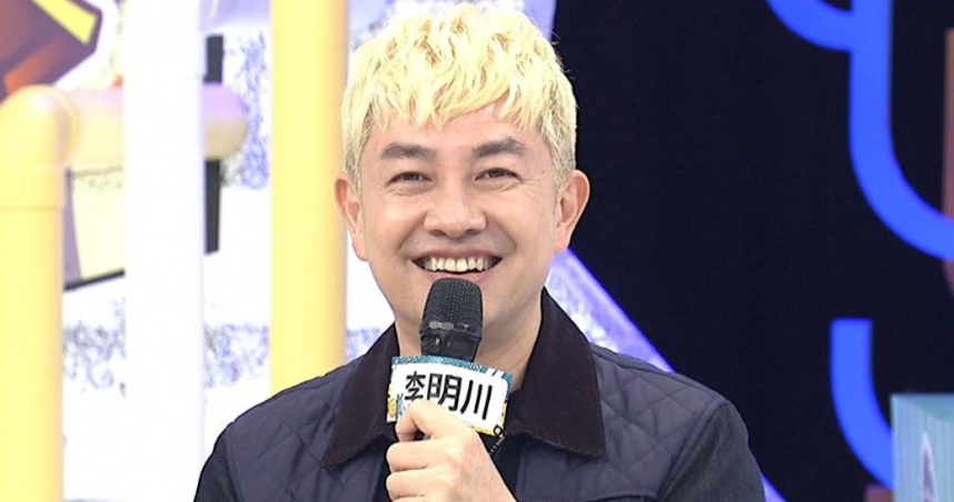 李明川遇到雙面女星。（圖／中天提供）
