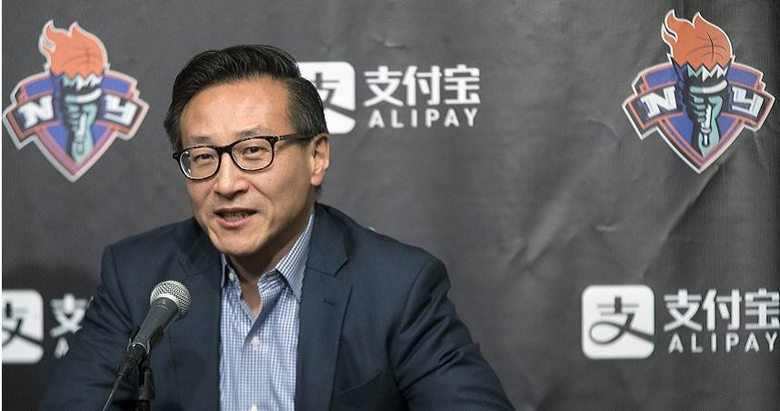阿里巴巴集團董事會主席、美國NBA布魯克林籃網隊老闆蔡崇信。（圖／達志／美聯社）