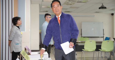 現身淡水投票 宋楚瑜:理性投票是國人的驕傲