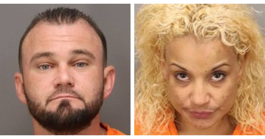 格雷斯（左）與布蘭德斯（右）涉嫌綁架、殺害並肢解網上認識16歲少女。（圖／聖彼得堡警方提供）