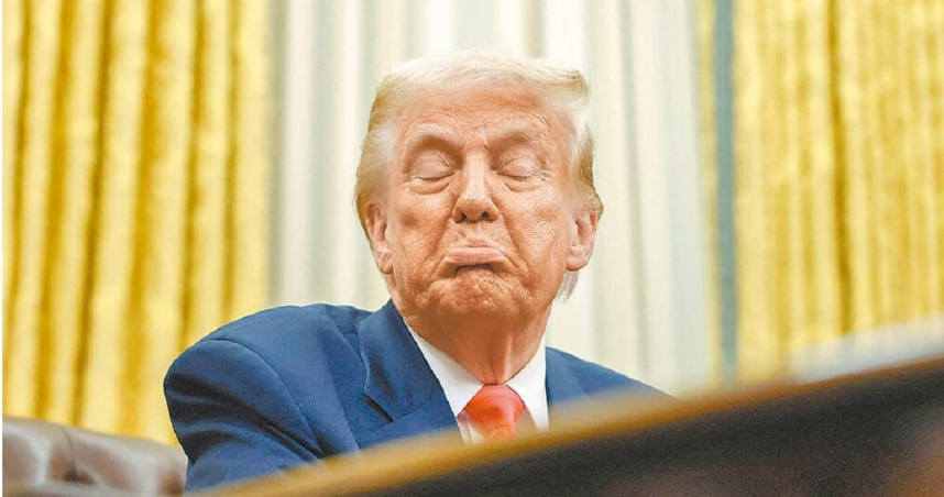 美國總統川普。（圖／達志／路透社）