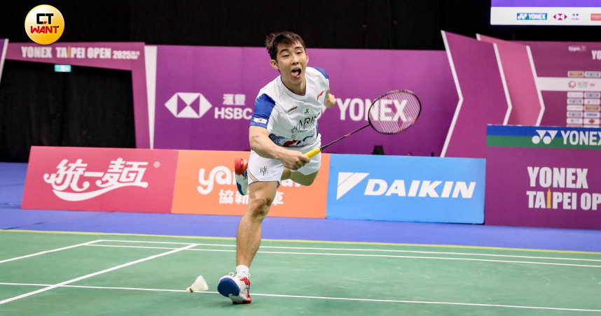 新加坡駱建佑，以直落二贏得冠軍賽門票。（圖／方萬民攝）