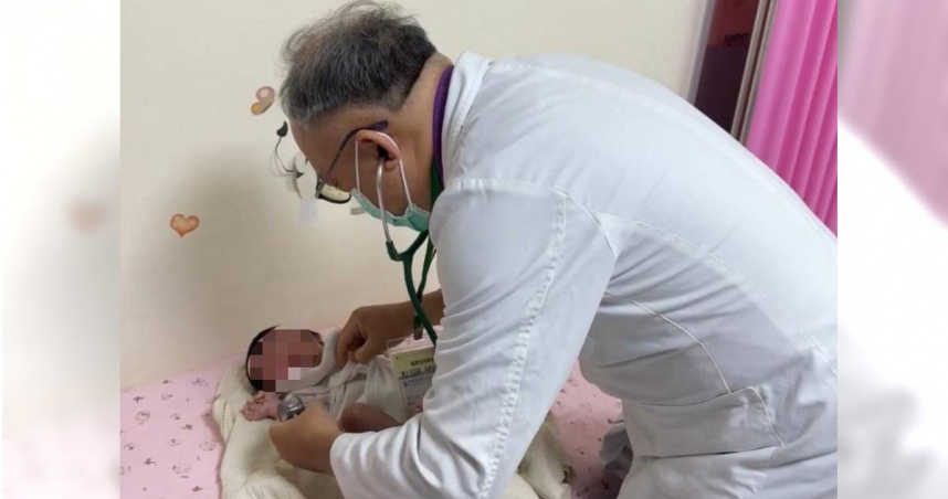 新冠疫情捲土重來，台中出生14天男嬰也染新冠，體溫上升37.5度，食慾不振且活動力差，幸住院治療4天後平安出院。（圖／翻攝畫面）