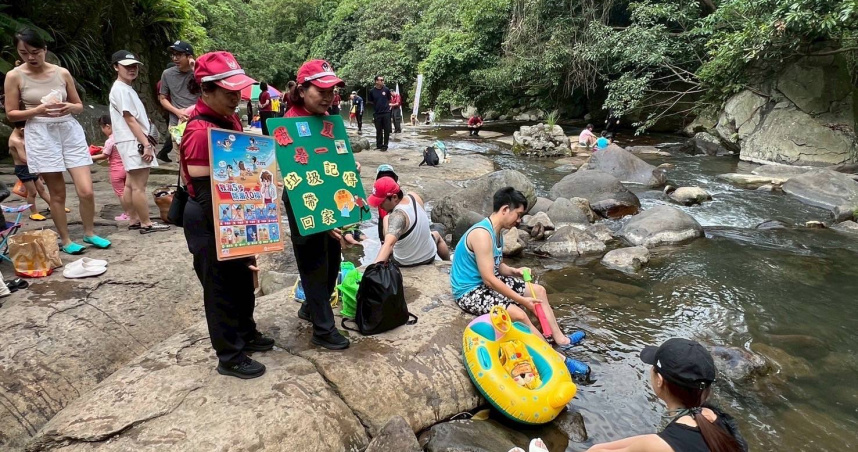 北市消防局提醒民眾夏日戲水應注意安全。（圖／翻攝畫面）