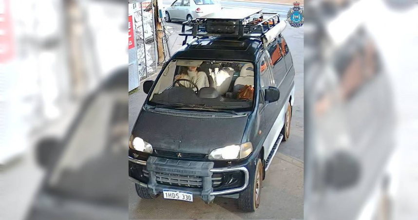 德國一名背包客失蹤前，被目擊出現在西澳比肯鎮的一家雜貨店裡。（圖／西澳大利亞警察局）