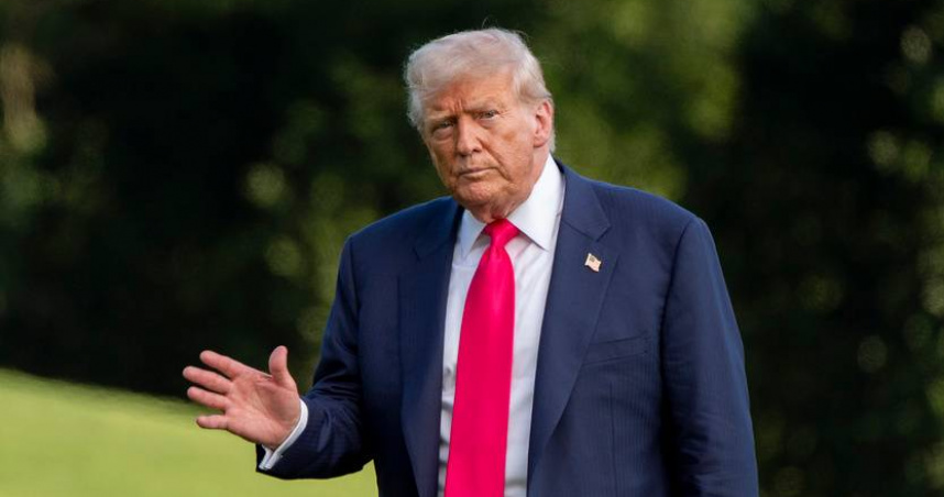 川普。（圖／達志／美聯社）