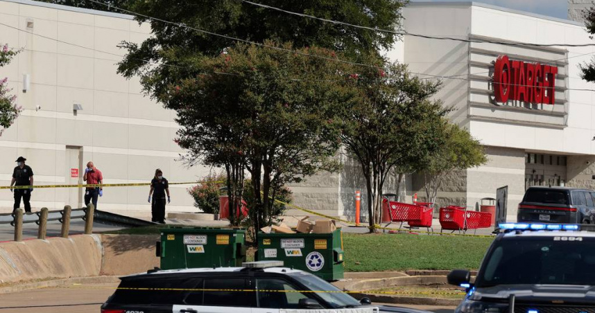 美國德州奧斯汀（Austin）北部一間Target商店外於11日下午驚傳槍擊事件，造成3人死亡。（圖／達志／美聯社）