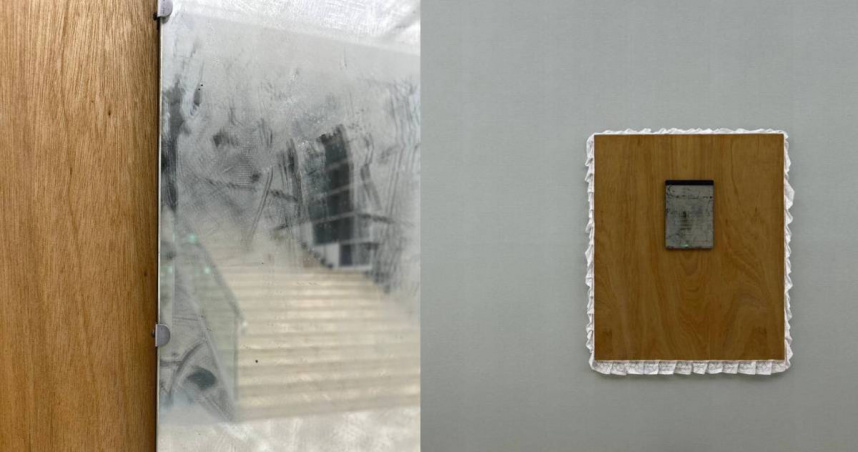 藝術家陳松志作品遭展場義工以清潔為由，擅自拭除鏡面上封存40年的灰塵。（圖／翻攝自臉書＠KLCCABTW）