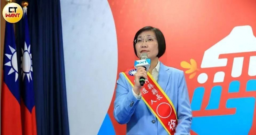 國民黨新竹縣長候選人徐欣瑩近期因竹北藍白整合破局陷入輿論風暴。（圖／周志龍攝）