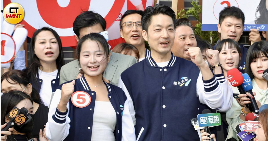 蔣萬安譴責仇恨言論，並希望大眾多給Yakira打氣。（圖／方萬民攝）