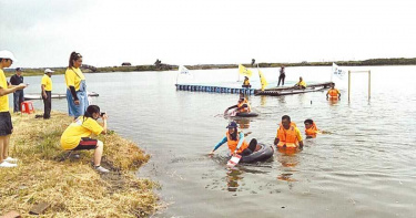 台西重啟海口生活館 「水上擂台」武團獻藝