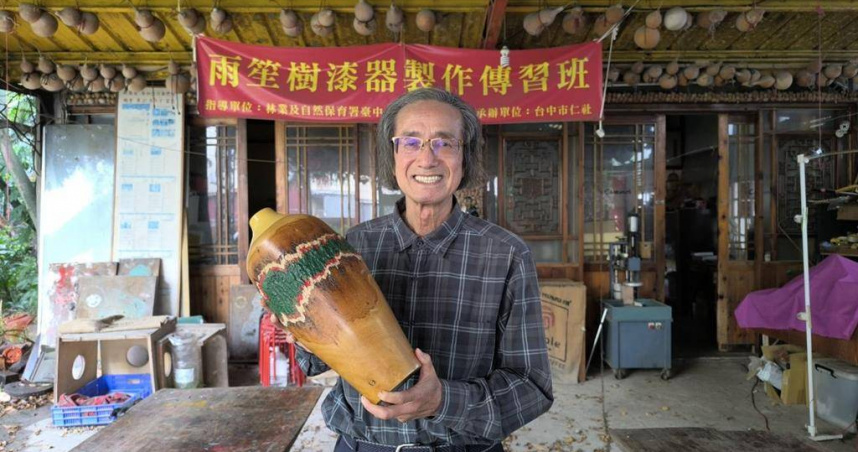 林宣宏多年致力傳承漆藝文化。（圖／中國時報記者李京昇攝）