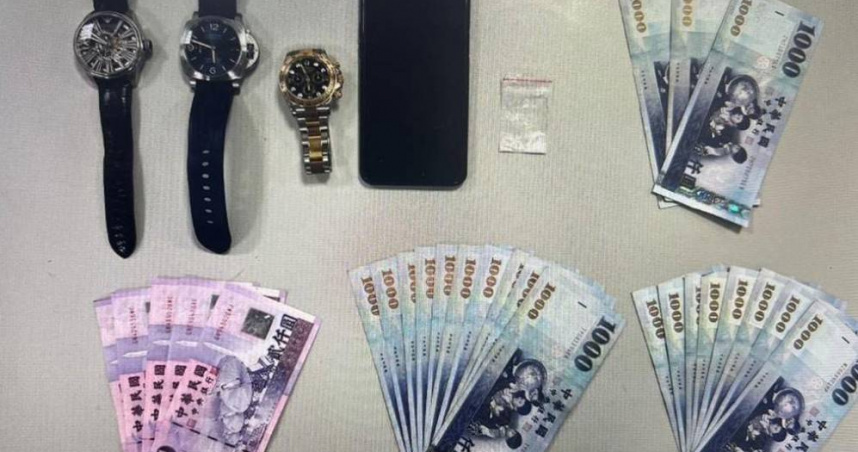 林男闖入大同區1處公寓，並大肆搜刮名錶及現金約92萬元，最終被警方逮獲送辦。（圖／翻攝畫面）