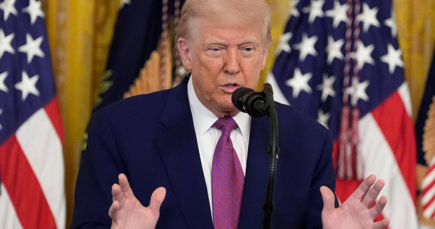 美國總統川普(Donald Trump)當地時間6月14日將滿79歲生日。(圖/達志/美聯社)