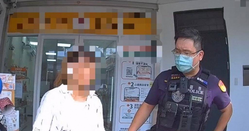 高雄45歲女通緝犯冒用女兒身分遭警識破逮捕。（圖／翻攝畫面）