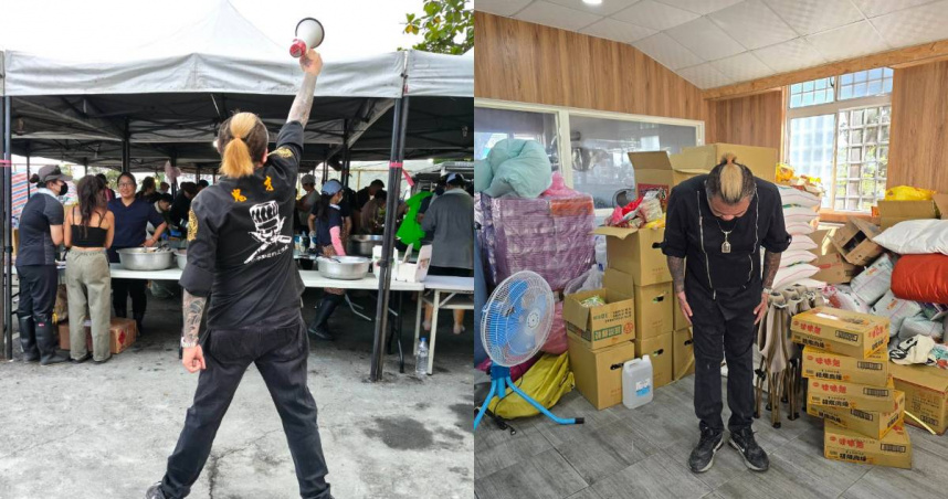 花蓮光復鄉「義煮團」召集人賴彥汶宣布告別災區。（圖／翻攝臉書／賴彥汶）