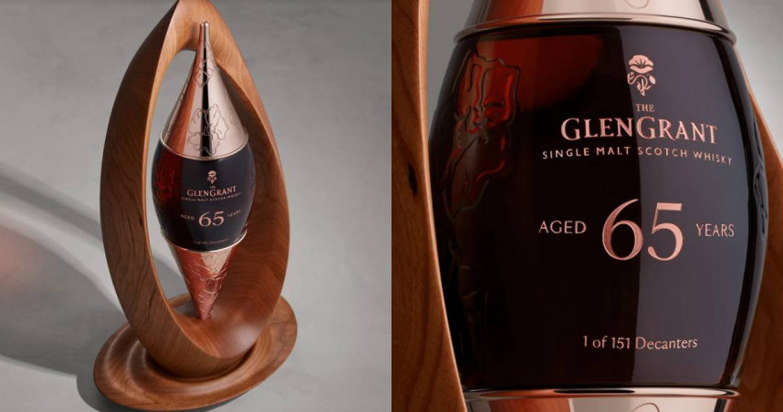 格蘭冠65年全球限量151瓶。（圖／翻攝自Glen Grant官網）