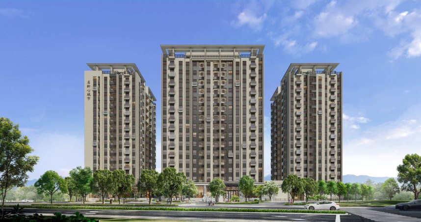 名軒心城市，後龍最大帝標開發，創造住宅新指標。（圖片提供／名軒）
