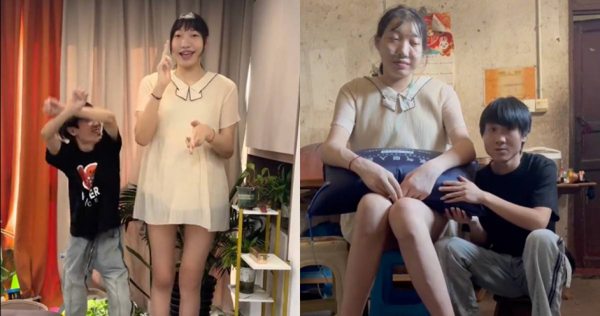 220公分「女巨人」網紅小玥病逝！生前罹2種腦瘤　去年才升格當媽