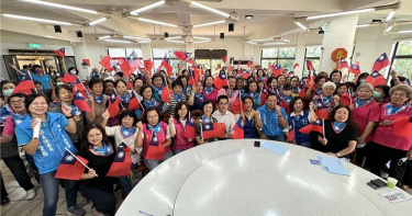 金門縣國民黨婦女後援會今日成立，黃健庭與陳伶燕特別搭機到金門助陣。（圖／報系資料庫）