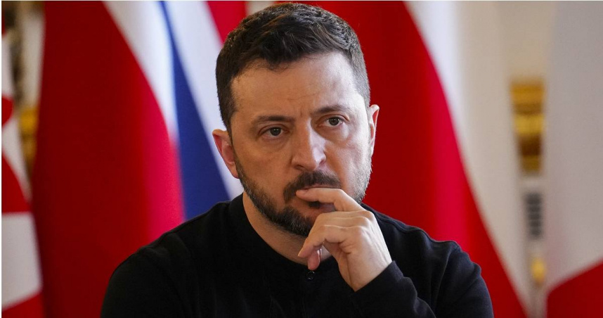 烏克蘭總統澤倫斯基。（圖／達志／美聯社）