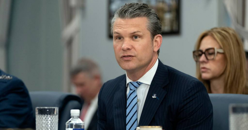 美國國防部長海格塞斯（Pete Hegseth）。（圖／達志／美聯社）
