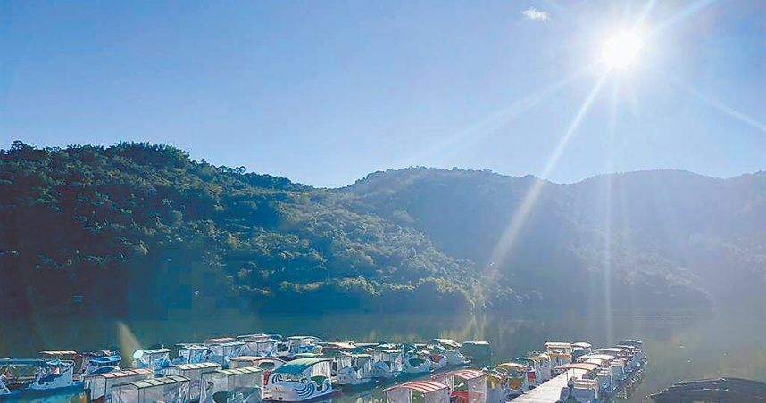 花蓮縣政府今年將舉辦12年的暑期活動「紅面鴨FUN暑假」改成「花蓮FUN暑假」，預計在壽豐鄉鯉魚潭推出水上活動，周邊腳踏船業者憂心活動期間生意恐受影響。（圖／中國時報羅亦晽攝）