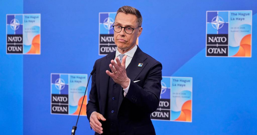 芬蘭總統史塔布（Alexander Stubb）。（圖／達志／美聯社）