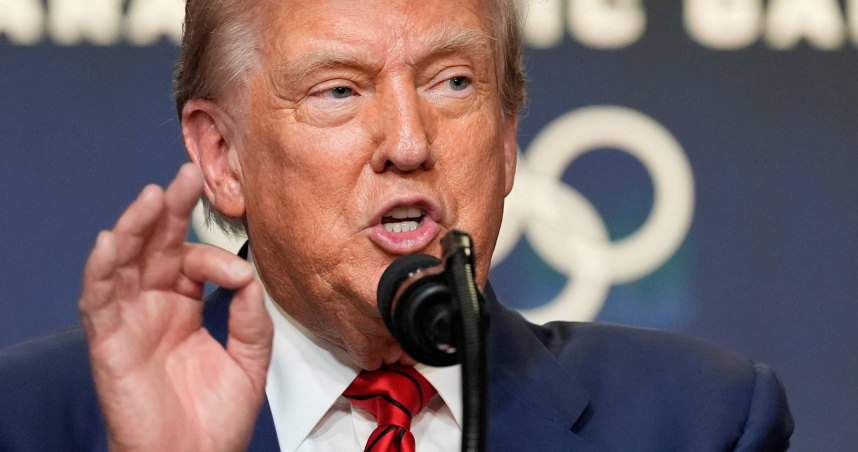 川普。（圖／達志／美聯社）