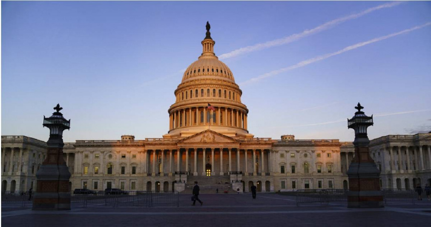 美國國會山莊。（圖／達志／美聯社）