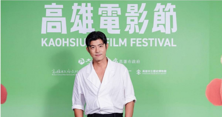 王柏傑出席高雄電影節宣傳新劇《動物園》，一身黝黑造型亮相，展現陽光男神魅力。（圖／高雄電影節提供）