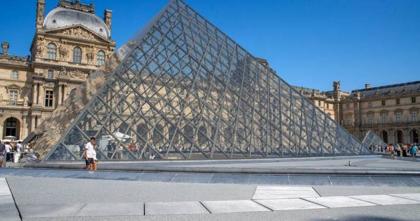 羅浮宮。（示意圖／達志／美聯社）