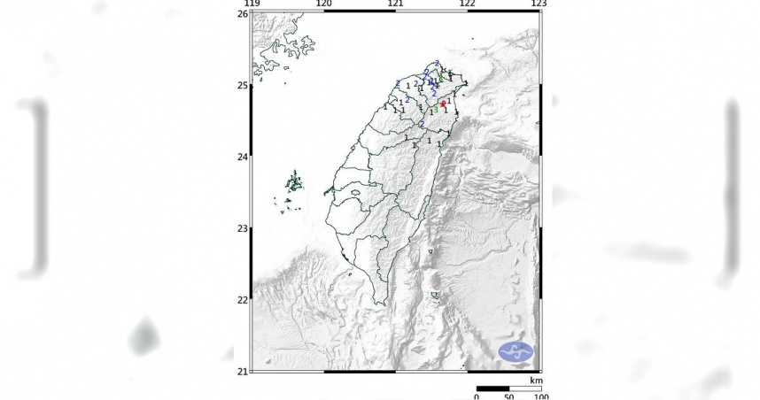 宜蘭地牛翻身！（圖／氣象署提供）