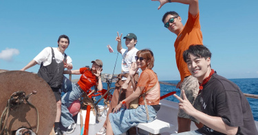 《嗨！營業中》本周「Food製團隊」挺進物資匱乏的孤島「彭佳嶼」。（圖／好看娛樂提供）