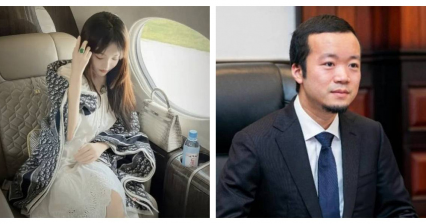 太子集團創辦人陳志落網後，疑似妻子炫富照片在網路瘋傳。（圖／翻攝自微博、太子集團官網）