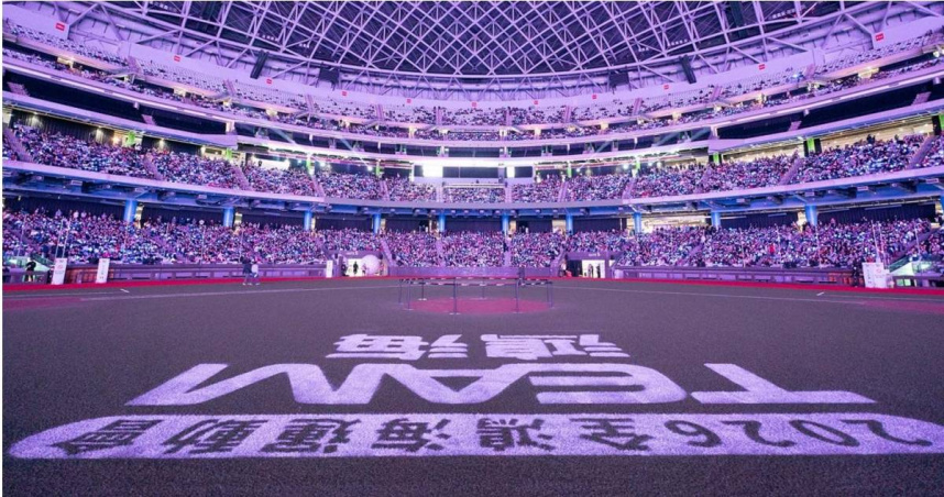 鴻海在台北大巨蛋舉行年度盛事「2026全鴻海運動會」。（圖／翻攝自Facebook／鴻海科技集團Hon Hai Technology Group）