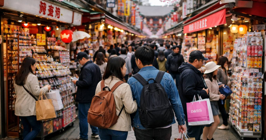 台人到日本旅遊必定帶回許多伴手禮。（圖／AI示意圖）