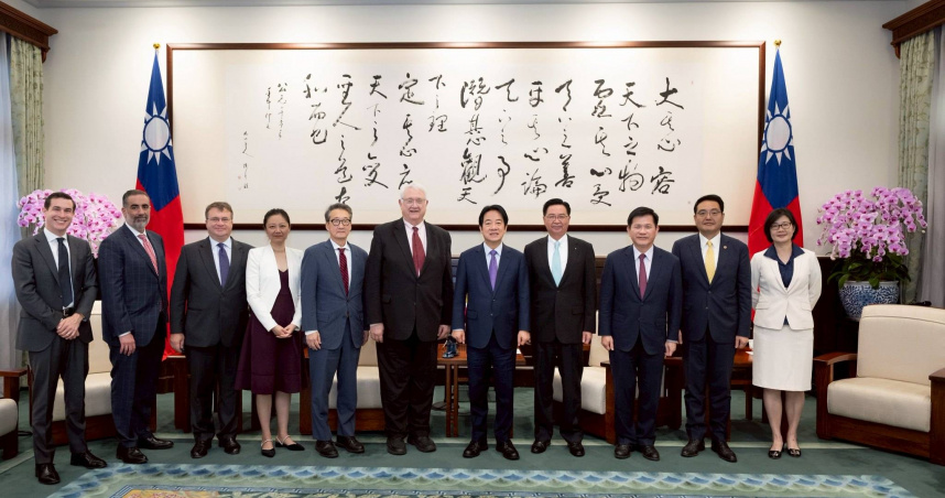 賴清德總統今（21）日接見2026年「戰略暨國際研究中心」（CSIS）訪問團。（圖／取自總統府網站）