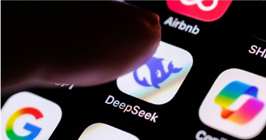 中國人工智慧新創公司「深度求索」（DeepSeek）。（圖／達志／美聯社）