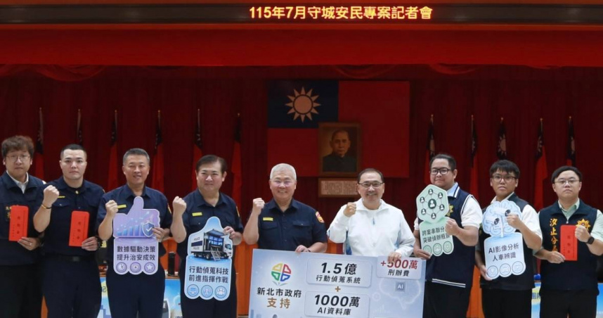 黑幫狂襲新北踢鐵板！警18天掃黑逮24人　AI科偵1.6億火力全開護治安