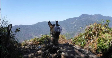 鳥嘴山頂。（圖／新竹林管處提供）