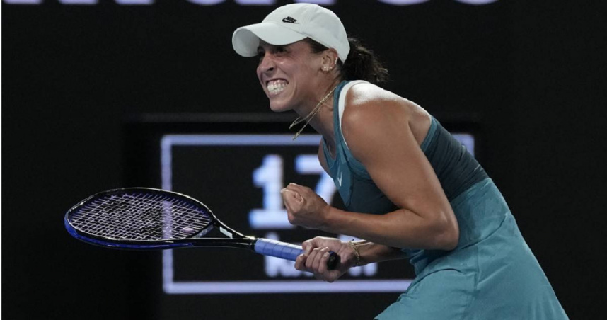 美國29歲女將基絲生涯首度打進澳網女單決賽，心情相當興奮。（圖／美聯社）