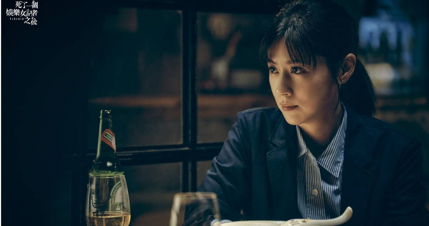 林予晞在劇中飾演資深女記者。（圖／八大電視）