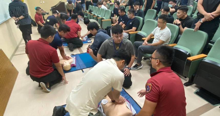 替代役男防災救護組訓練。（示意圖／翻攝畫面）