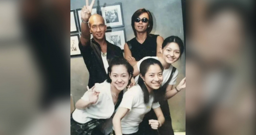 徐懷鈺（右下）曬出他們還是新人時的合照，照片中還有大S的老公具俊曄（左上）。（圖／徐懷鈺IG）