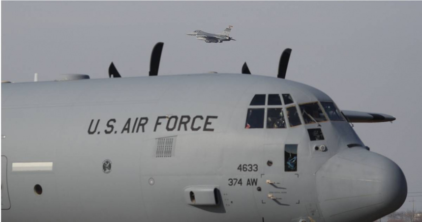 駐韓美軍的烏山空軍基地近日舉辦「2025烏山航空展」。（示意圖／達志／美聯社）