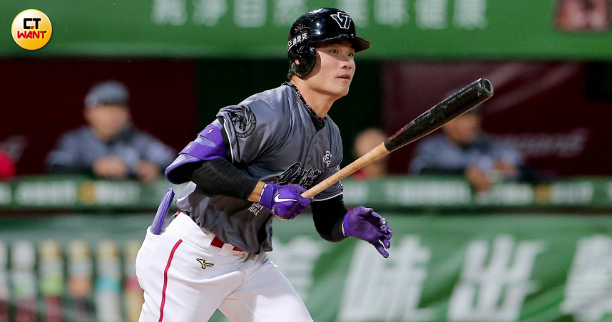 味全龍李凱威５打數３安打４分打點，獲選單場MVP。（圖／侯世駿攝）