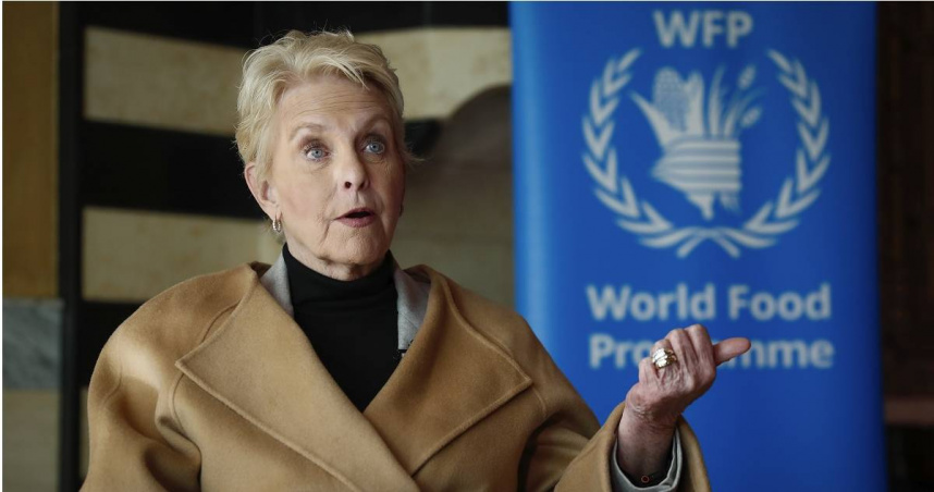 世界糧食計劃署美國籍執行主任辛蒂（Cindy McCain）。（圖／達志／美聯社）